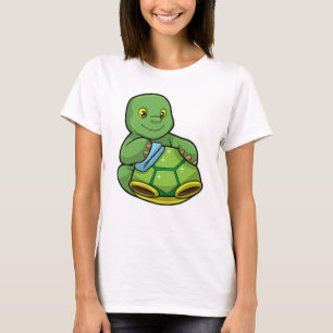 Schildpad met Shell & Cleaning rag T-shirt
