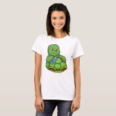 Schildpad met Shell & Cleaning rag T-shirt (Voorkant volledig)