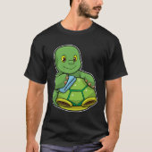 Schildpad met Shell & Cleaning rag T-shirt (Voorkant)