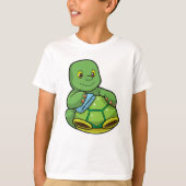 Schildpad met Shell & Cleaning rag T-shirt (Voorkant)