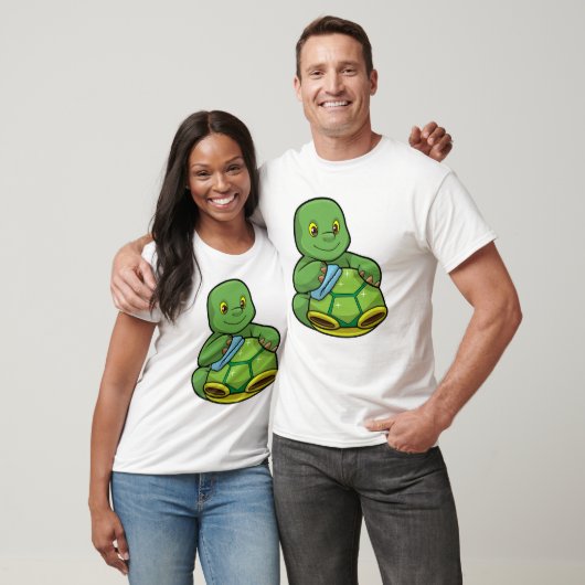 Schildpad met Shell & Cleaning rag T-shirt (Unisex)