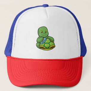 Schildpad met Shell & Cleaning rag Trucker Pet