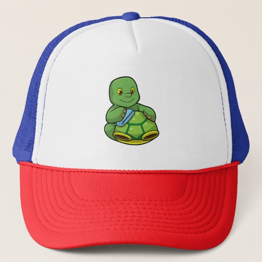 Schildpad met Shell & Cleaning rag Trucker Pet (Voorkant)