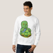 Schildpad met Shell & Cleaning rag Trui (Voorkant volledig)