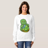 Schildpad met Shell & Cleaning rag Trui (Voorkant volledig)