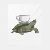 Schildpad met Teacup Fleece Deken (Voorkant)