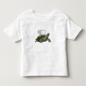 Schildpad met Teacup Kinder Shirts (Voorkant)