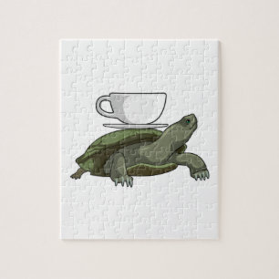 Schildpad met Teacup Legpuzzel