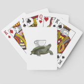 Schildpad met Teacup Pokerkaarten (Achterkant)