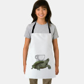 Schildpad met Teacup Schort (Insitu)