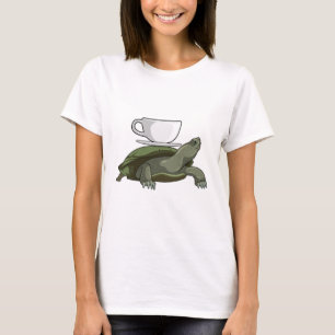 Schildpad met Teacup T-shirt