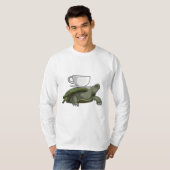 Schildpad met Teacup T-shirt (Voorkant volledig)