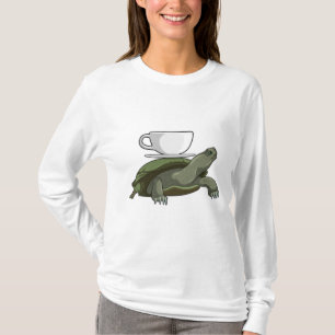 Schildpad met Teacup T-shirt