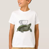 Schildpad met Teacup T-shirt (Voorkant)