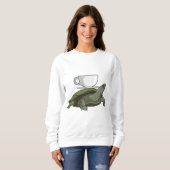 Schildpad met Teacup Trui (Voorkant volledig)