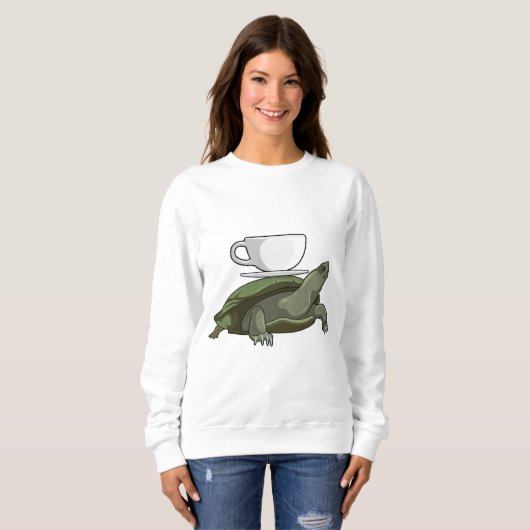Schildpad met Teacup Trui (Voorkant volledig)