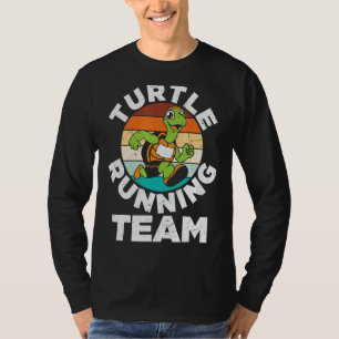 Schildpad met teamschildpadliefde om te draaien t-shirt