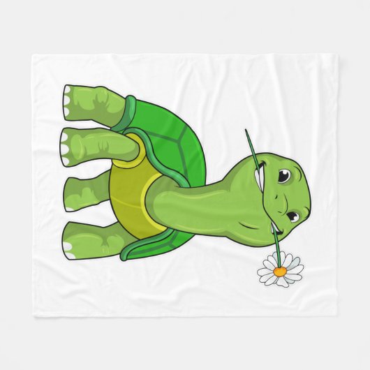 schildpad met ventilator fleece deken (Voorkant (Horizontaal))