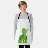 schildpad met ventilator schort (Gedragen)