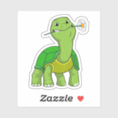 schildpad met ventilator sticker (Vel)
