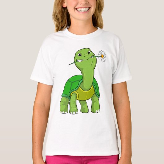 schildpad met ventilator t-shirt (Voorkant)