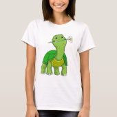 schildpad met ventilator t-shirt (Voorkant)