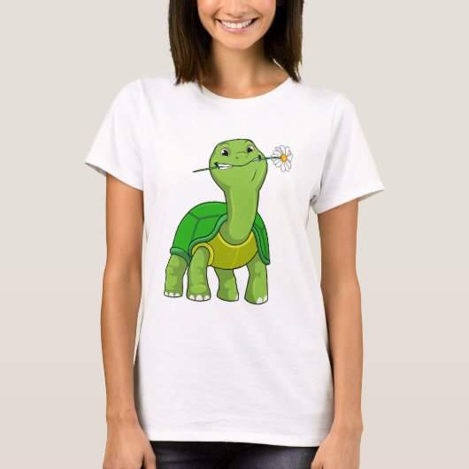 schildpad met ventilator t-shirt (Voorkant)