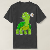 schildpad met ventilator t-shirt (Design voorkant)