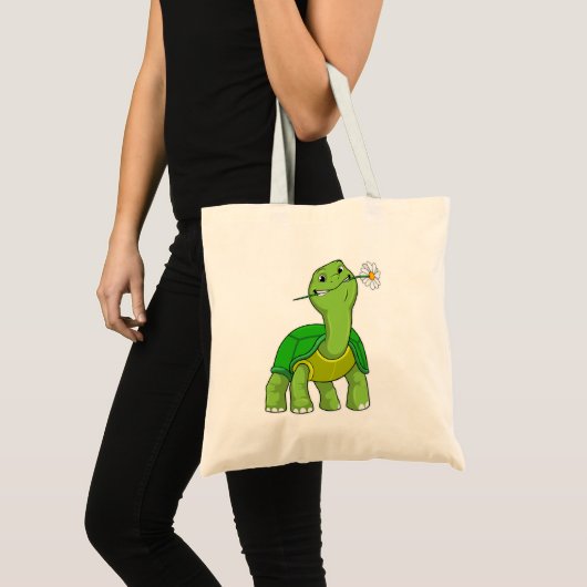 schildpad met ventilator tote bag (Voorkant (product))