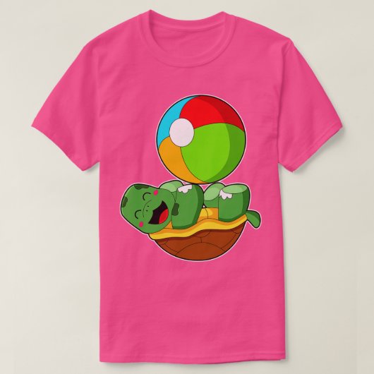 Schildpad met waterpolo t-shirt (Design voorkant)