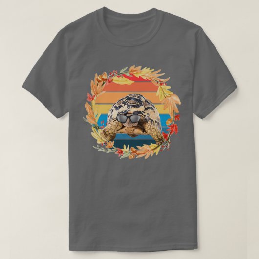 Schildpad met zonnebril  t-shirt (Design voorkant)