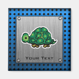 Schildpad; Metal-look Magneet