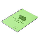 Schildpad Motivatie Spiraal Notitieboek (Linkerzijde)