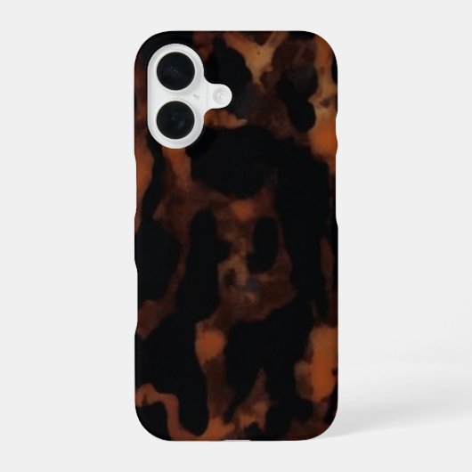 Schildpad Naadloos Patroon, Chic Schildpad iPhone 16 Hoesje (Achterkant)