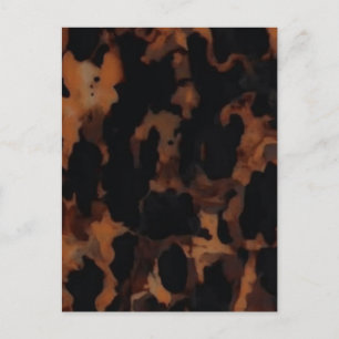 Schildpad Naadloze Patroon, Chic Schildpad Briefkaart