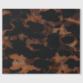 Schildpad Naadloze Patroon, Chic Schildpad Cadeaupapier (Vlak)