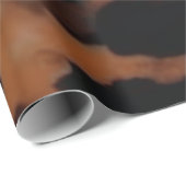 Schildpad Naadloze Patroon, Chic Schildpad Cadeaupapier (Rol Hoek)