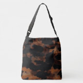 Schildpad Naadloze Patroon, Chic Schildpad Crossbody Tas (Achterkant)