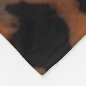 Schildpad Naadloze Patroon, Chic Schildpad Fleece Deken (Hoek)