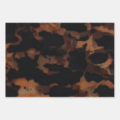 Schildpad Naadloze Patroon, Chic Schildpad Inpakpapier Vel (Voorkant 3)