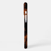 Schildpad Naadloze Patroon, Chic Schildpad iPhone Hoesje (Linkerkant)