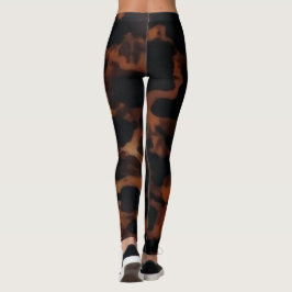 Schildpad Naadloze Patroon, Chic Schildpad Leggings