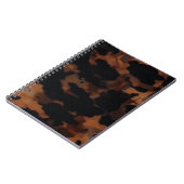 Schildpad Naadloze Patroon, Chic Schildpad Notitieboek (Linkerzijde)