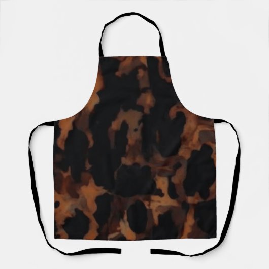 Schildpad Naadloze Patroon, Chic Schildpad Schort (Voorkant)