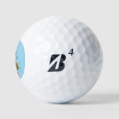 Schildpad -Naam/ Initiaal Golfballen (Logo)
