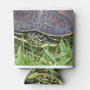 Schildpad naar de schelp blikjeskoeler