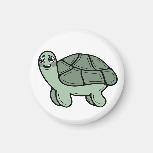 Schildpad, Natuur, schildpad Magneet (Voorkant)