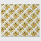 Schildpad Nautical Octopus Kraken Squid Cadeaupapier (Vlak)