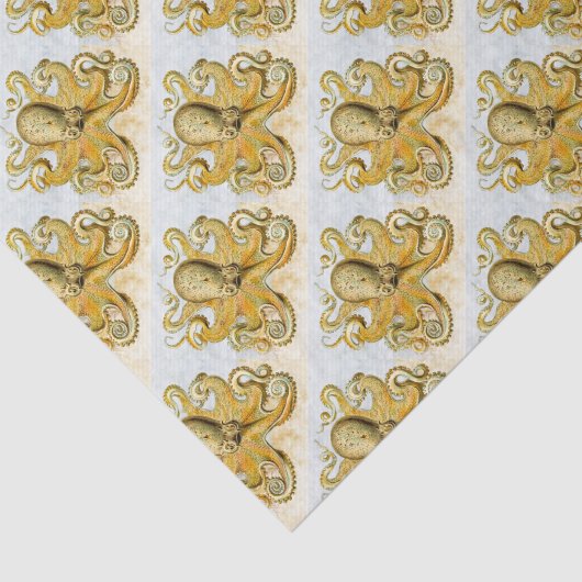 Schildpad Nautical Octopus Kraken Squid Tissuepapier (Detail)