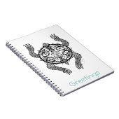 schildpad notitieboek (Rechterzijde)